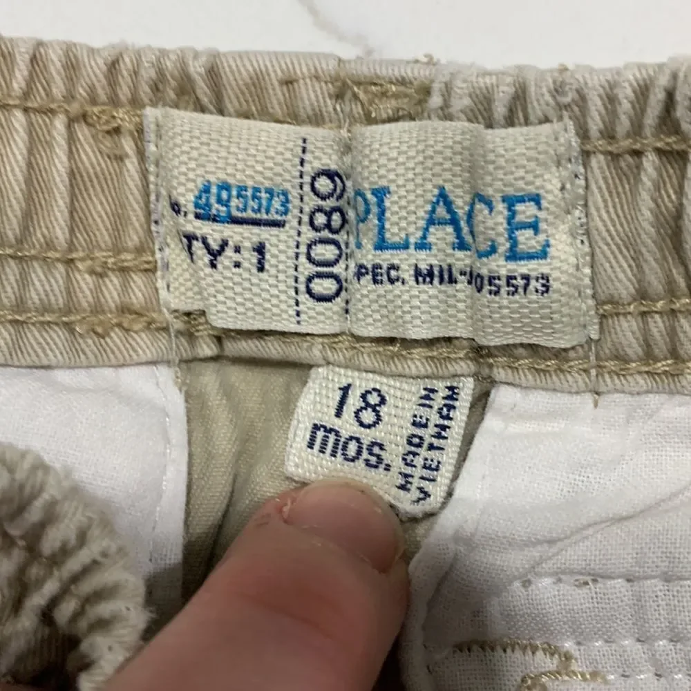 THE CHILDREN’S PLACE | Baby Boys Cargo Khaki Casual Pants 18M